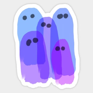 Blue Boos Sticker